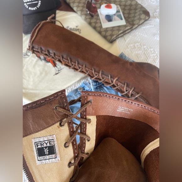 FRYE | Parker Tall Lace Up Boots - Picture 9 of 9